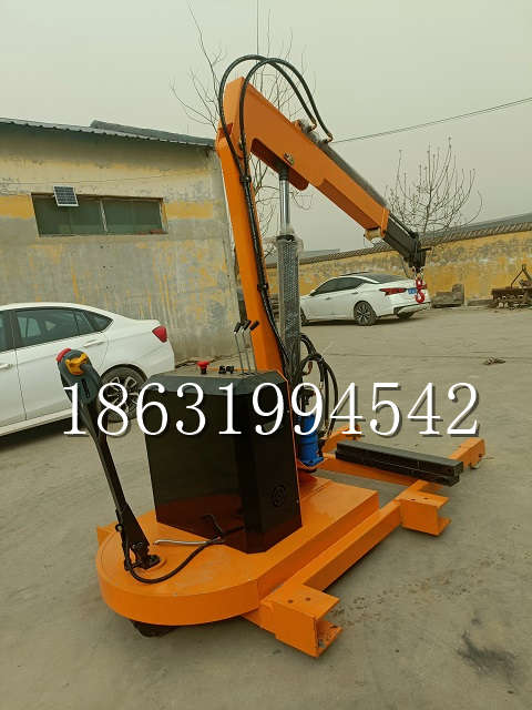 古塔区自卸车厢随车吊 自制轮式四不像起重机 四驱平板吊 5吨 贵盛